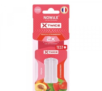 Ароматизатор X Twice Strawberry & Peach - NOWAX NX00156