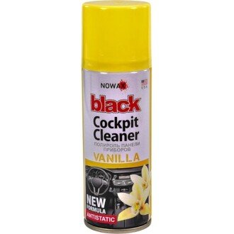 Полироль для салона Black - Cockpit Cleaner, 200мл - NOWAX NX00201