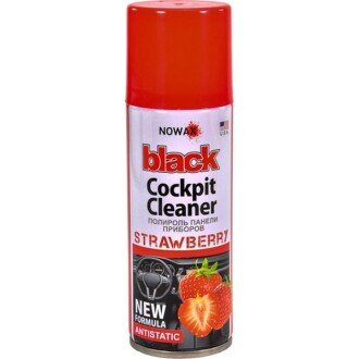 Полироль для салона Black - Cockpit Cleaner, 200мл - NOWAX NX00204