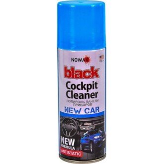 Полироль для салона Black - Cockpit Cleaner, 200мл - NOWAX NX00205 (фото 1)