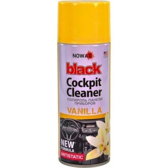 Поліроль для салону Black - Cockpit Cleaner, 450мл - NOWAX NX00451