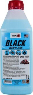 Полироль молочко для пластика 1 л BLACK Cocpit Milk - - NOWAX NX01125