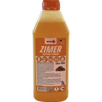 Автошампунь-концентрат Zimer Active Foam, 1л - NOWAX NX01139