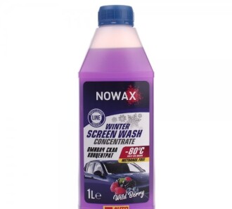 Омыватель зимний Screen Wash concentrate -80°C Wildberry 1л - NOWAX NX01172