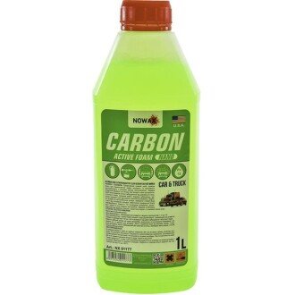 Піна активна для безконтактного миття. CARBON NANO ACTIVE FOAM, 1L - - NOWAX NX01177