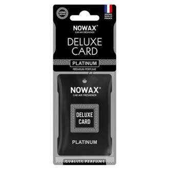 Ароматизатор Delux Card 6 г-Platinum - - NOWAX NX07735 (фото 1)