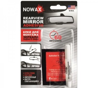 Клей REARVIERW MIRROR ADHESIVE 0.4мл + 0.6мл - NOWAX NX11109