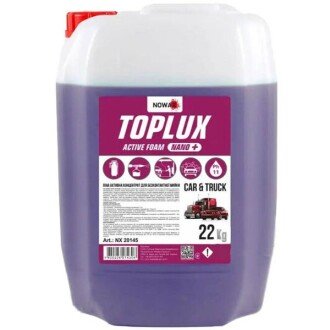 Автошампунь-концентрат Toplux Nano+, 22л - NOWAX NX20145
