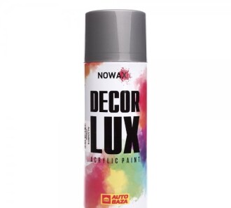 Краска Decor Lux серебряно серая 450мл - NOWAX NX48016