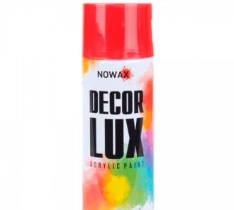 Краска Decor Lux красная 450мл - NOWAX NX48022