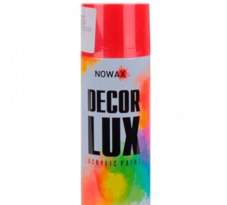 Краска Decor Lux красная 450мл - NOWAX NX48023