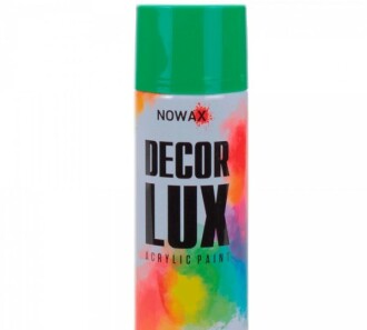 Краска Decor Lux мятно-зеленая 450мл - NOWAX NX48028