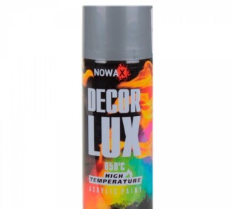 Краска Decor Lux серебряно серая 450мл - NOWAX NX48038