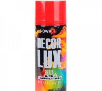 Краска Decor Lux красная 450мл - NOWAX NX48040