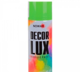 Краска Decor Lux зеленая флуоресцентная 450мл - NOWAX NX48046