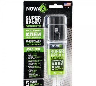 Клей SUPER EPOXY ADHESIVE 30г - NOWAX NX49509
