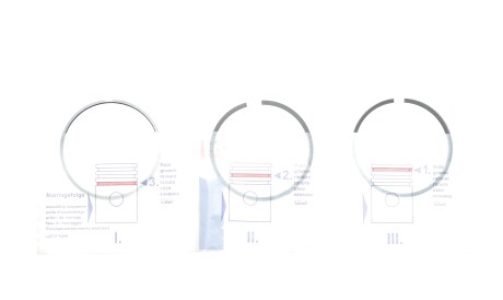 Кільця поршневі BMW 3 2.0 (M47)/3.0(M57) (84.0mm/STD) (3-2-2) - (7798882, 11257798882) NPR 120 007 0046 00