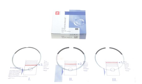 Фото 2 - Кольца поршневые NPR 120 007 0049 00 (120007004900)