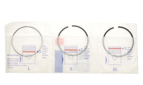 Фото 3 - Кільця поршневі NPR 120 035 0007 00 (120035000700)