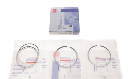 Фото 2 - Кольца поршневые NPR 120 035 0043 15 (120035004315)