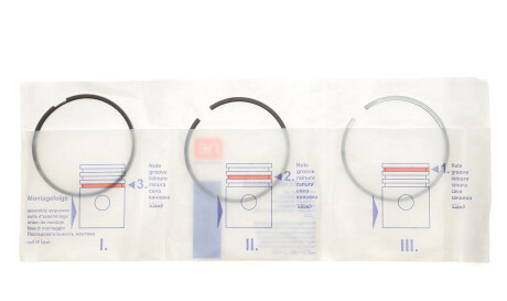 Фото 3 - Кільця поршневі NPR 120 050 0018 00 (120050001800)