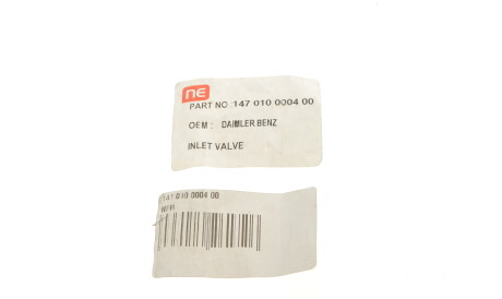 Фото 2 - Клапан впускний NPR 147 010 0004 00 (147010000400)