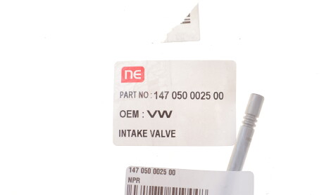 Фото 2 - Клапан впускной NPR 147 050 0025 00 (147050002500)