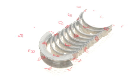 Фото 3 - Вкладиші корінні NPR 180 007 0007 00 (180007000700)