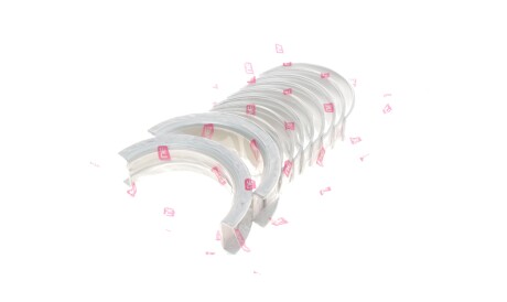 Фото 2 - Вкладыши коренные NPR 180 020 0004 16 (180020000416)