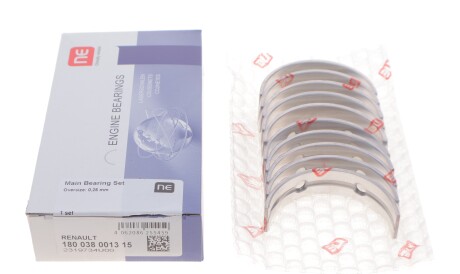 Фото 2 - Вкладыши коренные NPR 180 038 0013 15 (180038001315)