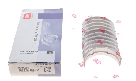 Фото 2 - Вкладыши коренные NPR 180 038 0014 21 (180038001421)