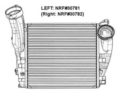 Интеркулер - (7L0145803A, 7L0145803E, 7L6145803E) NRF 30781