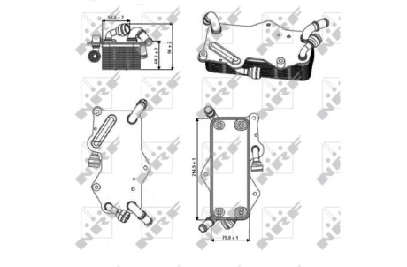 Фото 5 - Масляний радіатор NRF 31269