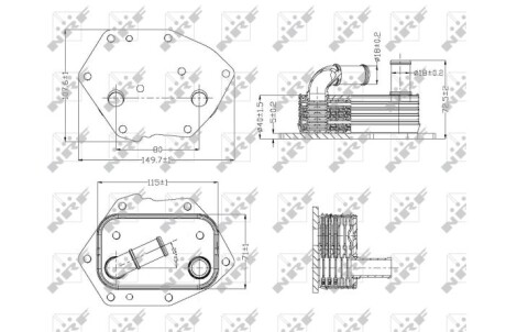 Фото 5 - Масляный радиатор NRF 31313