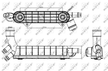 Фото 5 - Масляный радиатор NRF 31316