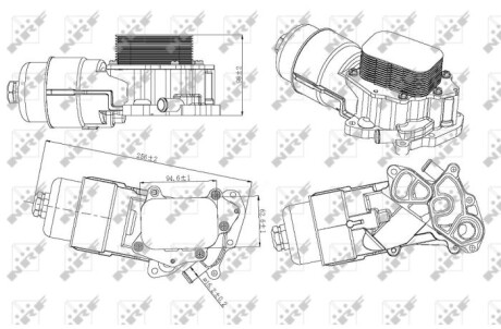 Фото 5 - Масляний радіатор NRF 31328