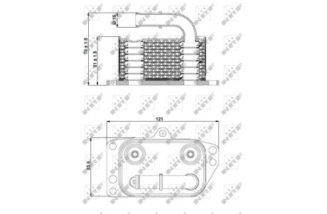Фото 5 - Масляний радіатор NRF 31332