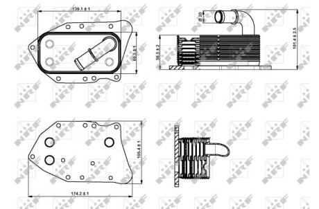 Фото 5 - Масляний радіатор NRF 31340
