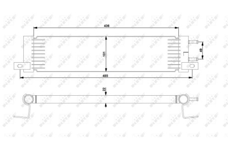 Фото 5 - Масляний радіатор NRF 31359