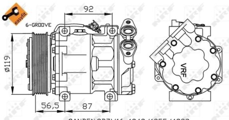 Компрессор, кондиционер - NRF 32271