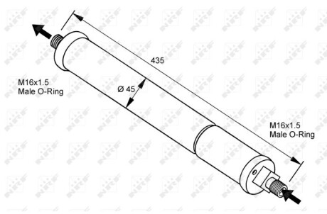 Осушитель, кондиционер - NRF 33097