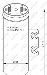 Фото 4 - Осушитель кондиционера NRF 33198