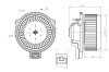 Вентилятор системи вентиляції салону - (79310TF0G01) NRF 34267 (фото 2)