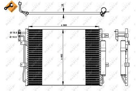 Конденсатор - (lr018405, jrb500270, lr015556) NRF 350330