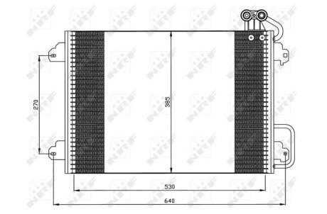 Фото 2 - Радіатор кондиціонера NRF 35340