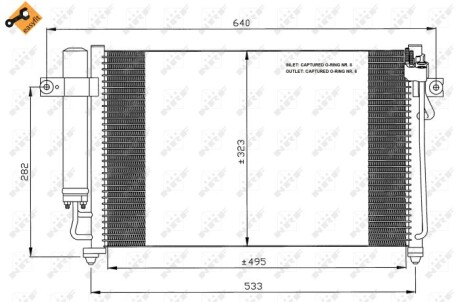 Конденсатор, кондиционер - NRF 35476