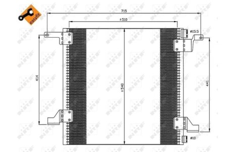 Конденсатор, кондиционер - NRF 35526