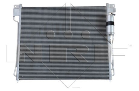 Конденсатор кондиціонера NISSAN Navara 2.5D 05- - (92100EB500, 92100EA00A, 92100EA01A) NRF 35582