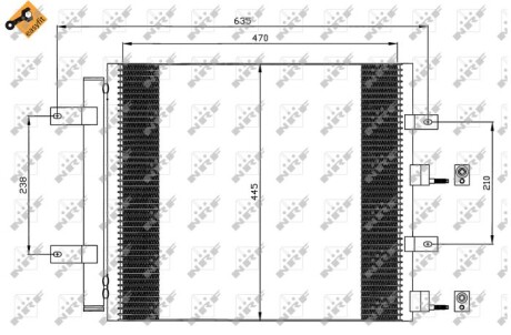 Конденсатор, кондиционер - NRF 35604