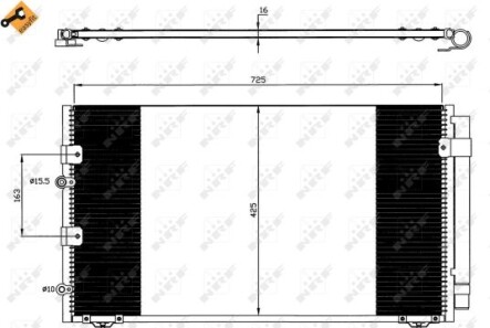 Конденсатор, кондиционер - NRF 35609